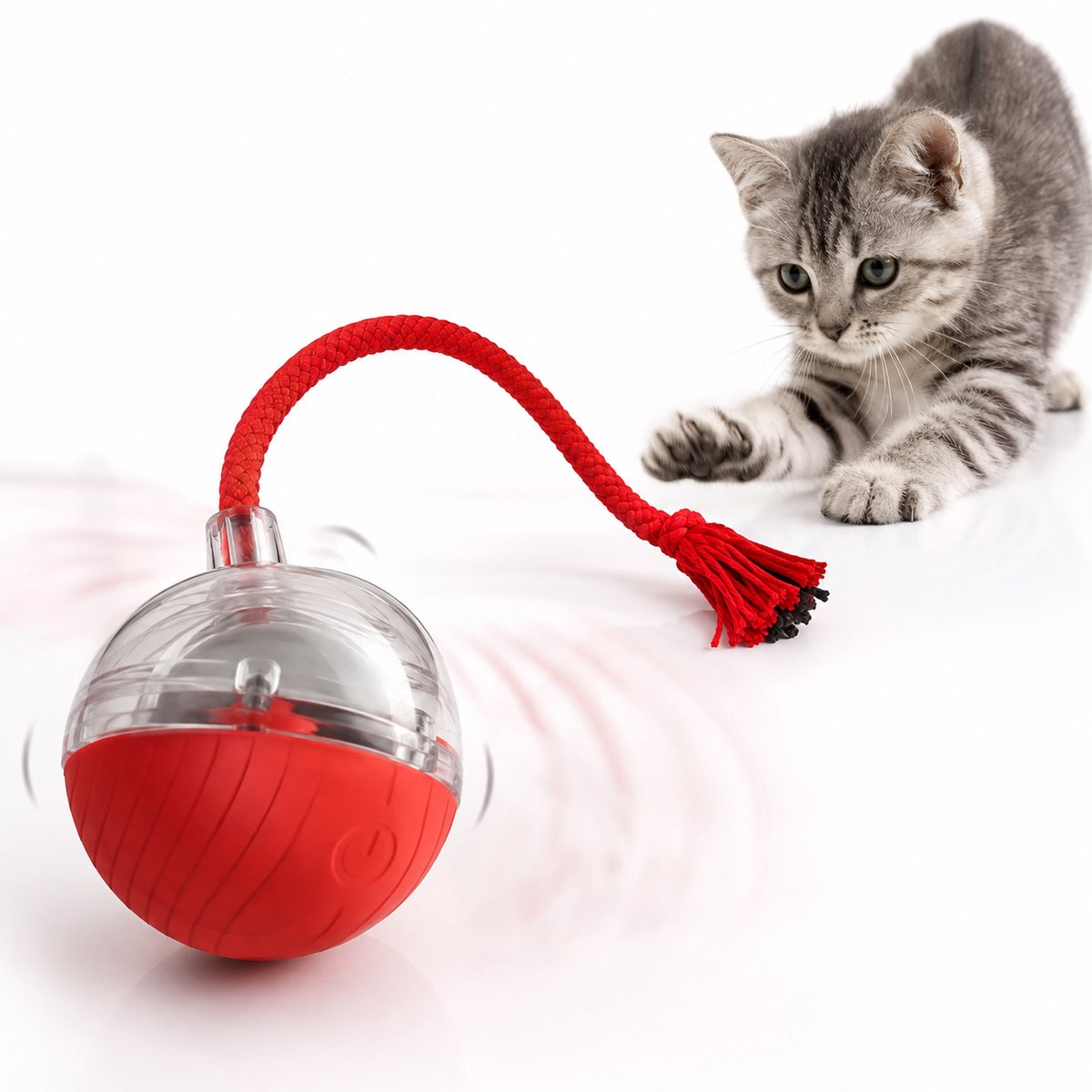Automatische Bal voor de Kat- Poes - Speelgoed