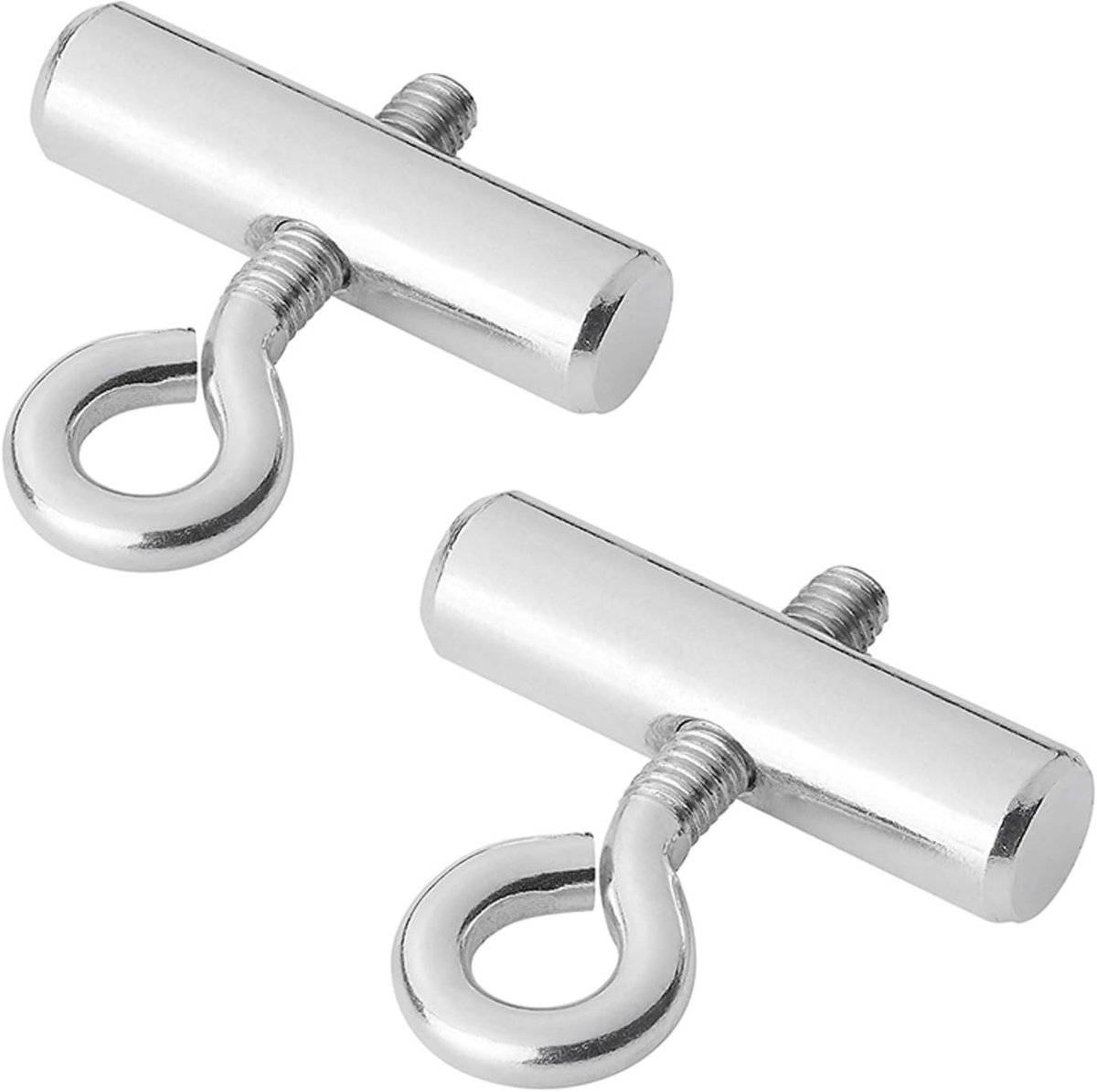 2 x Kederstopper, blokkeerkit voor kederrail, kederstopper, bouten, eindstopper (8/10 mm/2 stuks)