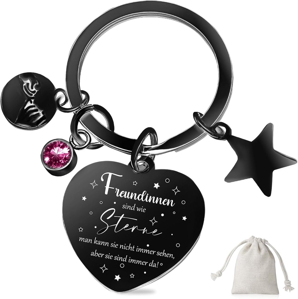 Hartvormige sleutelhanger met gravure - beste vriendin geschenken | vriendschap | kerstdecoratie | geluksbrenger | cadeau voor afscheid, vriendin, vriend, jubileum rijbewijs