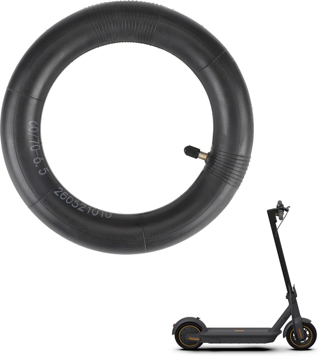 60/70-6.5 Dikke Luchtkamer voor Segway Ninebot Max G30 Series Schokbestendig Anti-Vibratie Accessoires Innertube Scooters voor Elektrische Scooter (1 stuk)