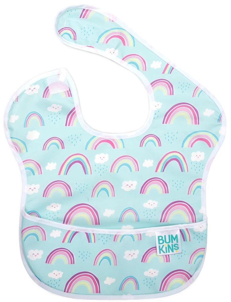 Bumkins - SuperBib® Baby Slab - Rainbows (6-24 maanden)