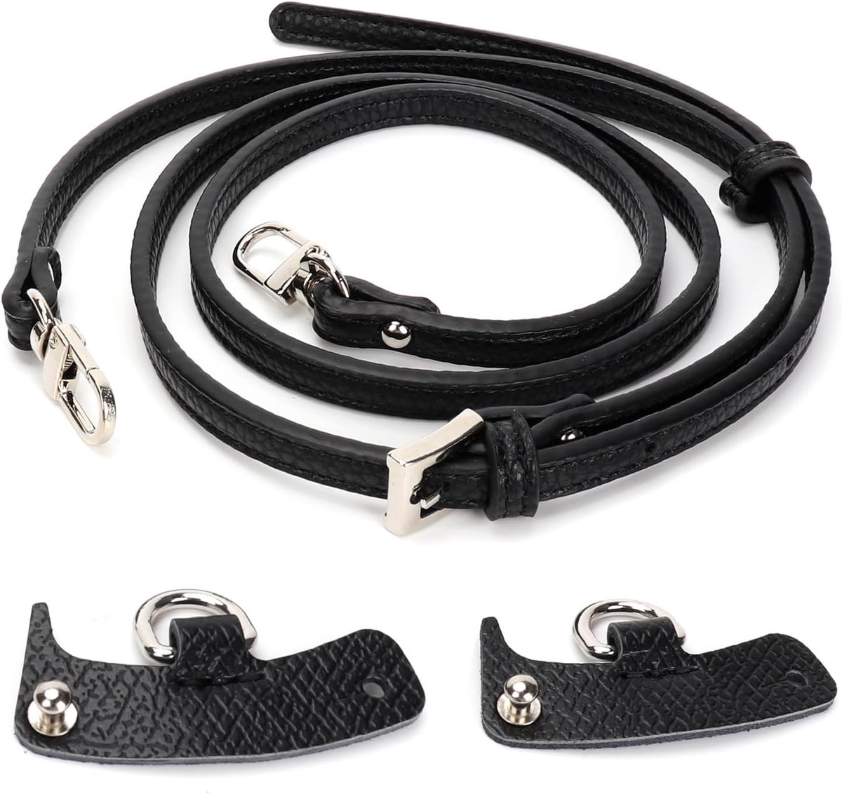 Schouderriem voor Longchamp Damestassen, Schouderriem voor Tassen, Mini-Tasriemen, Niet-Punch & Verstelbaar, Leren Schouderriem, Crossbody Tas