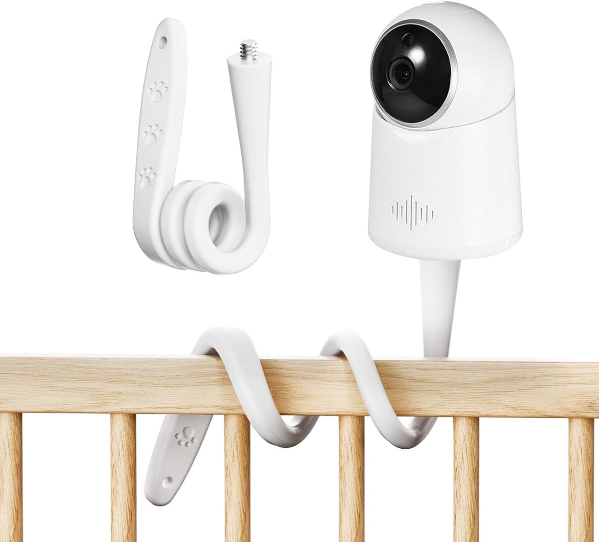 Baby camera houder - flexibel en opvouwbaar - compatibel met de meeste baby monitors - ideaal voor de kinderkamer - SnelShoppen