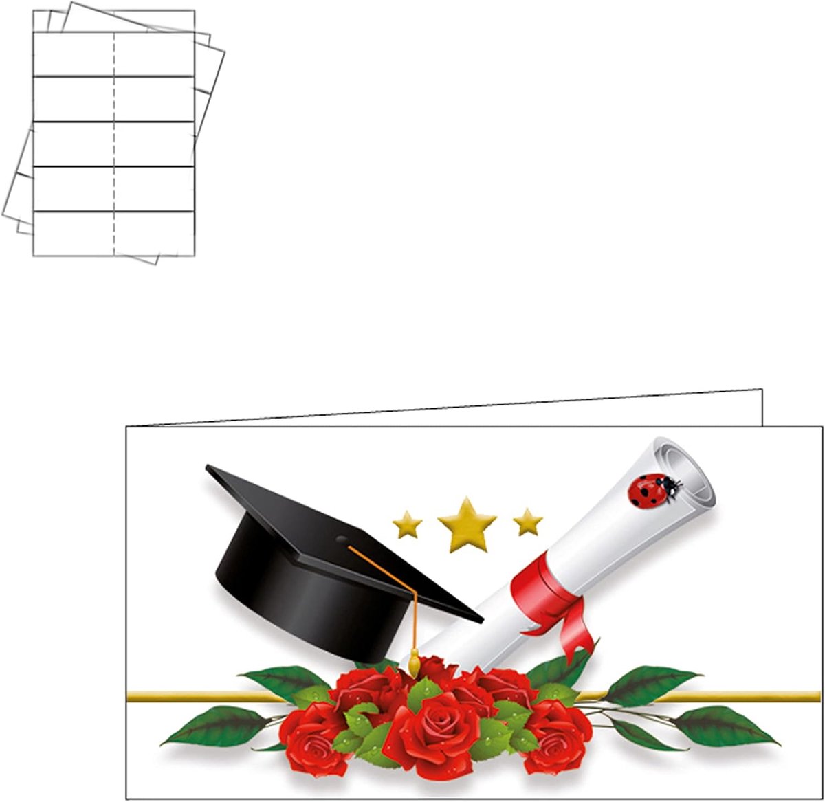 Geschenkhangers voor gastgeschenken, 20 stuks, voor afstudeerfeest (L1)