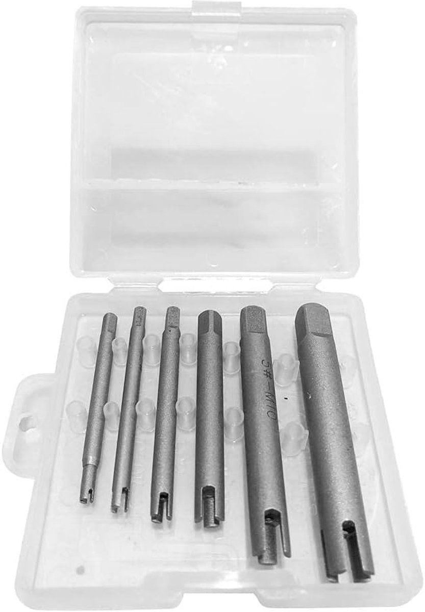 Tappen Verwijderaar Gestripte Schroef Tapextractor Set voor Schroef en Bout Verwijdering (6 Sets)