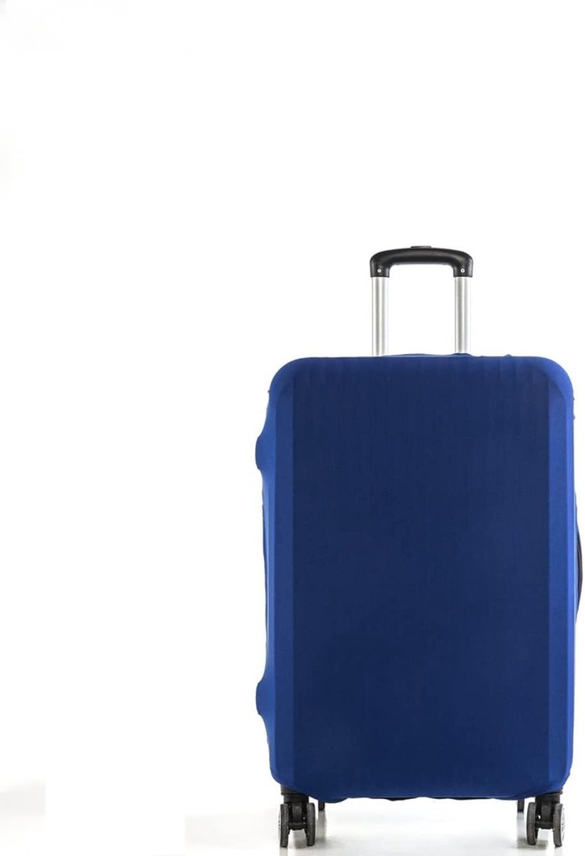 Stofbescherming voor koffer, bagagehoes, past 45-50 cm (blauw, S).
