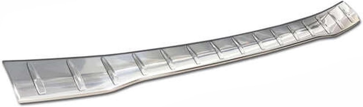 | Achterbumperprotector Compatibel met Ford Transit Custom 2023+ | Bumperbescherming; Achterbumper; Beschermlijst Auto; Roestvrij staal, Geborsteld, Zilver; Bescherming de Achterbumper