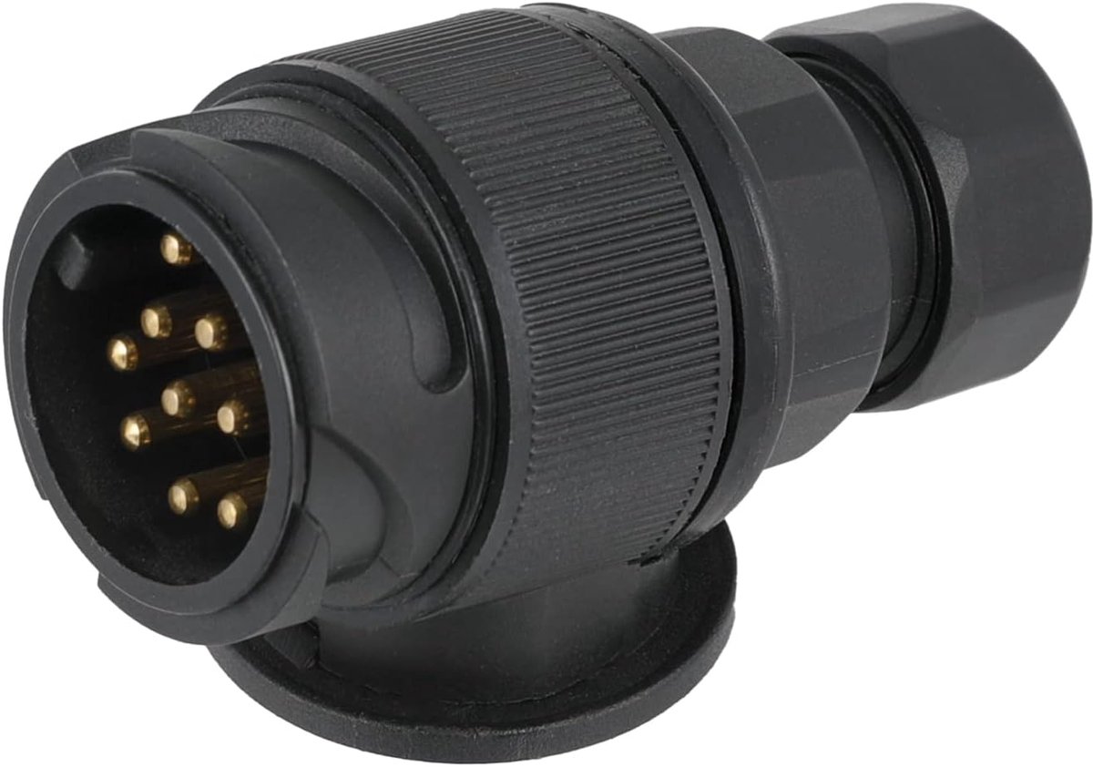 13-polig aanhangerconnector, 12V 13-polig aanhanger Huswagen Elektrische koppelingsconnector Adapter Trekstangconverter voor voertuigaanhanger Huswagen Vrachtwagen RV Boot
