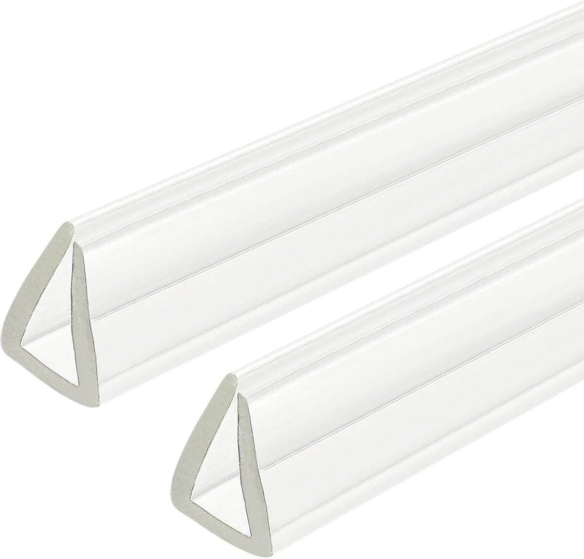 2 stuks U-beschermprofiel, lengte 4,9 ft, rubberen afdichting voor randen, geschikt voor dikte van 6-7 mm, transparant