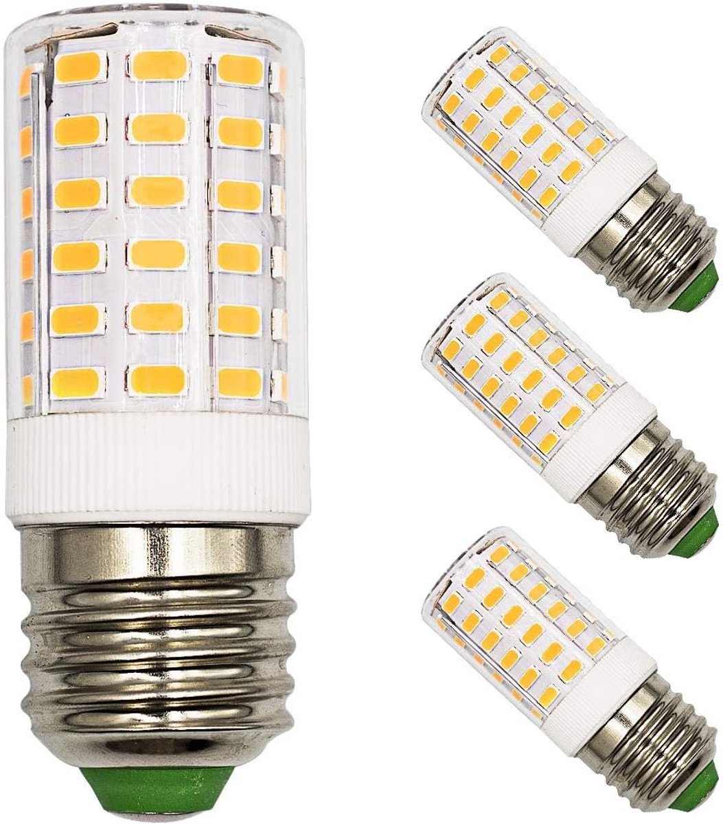 LED-gloeilampen E27 7W 60W - 100W E27 komt overeen met gloeilampen 3000K warm wit 1000LM kleine Edison schroef kaars lamp niet dimbaar (verpakking van 3) [herbruikbaar]