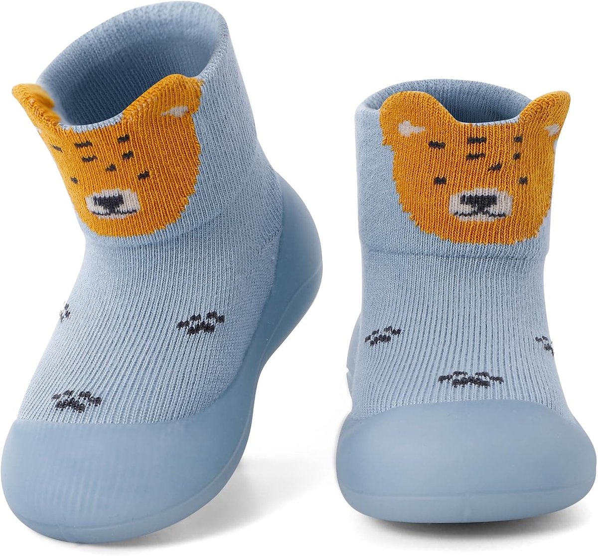 Baby Jongens Meisjes Sok Schoenen Peuter Eerste Wandelschoenen Zachte Rubberen Zool Antislip Sok Schoenen
