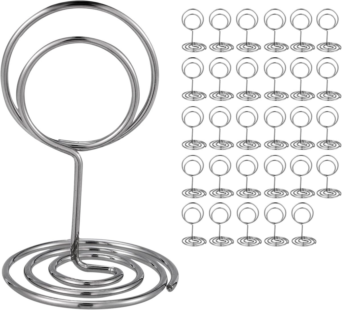 30 stuks tafelkaarten, tafelkaarten voor bruiloft, kaartennummer, voor foto's, tafelkaarten, memohouders voor feestjes, kantoor, banket