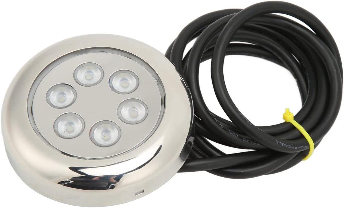 onderwater boot verlichting, 3,5in IP68 waterdicht LED onderwater licht, Surface Mount, 12V-24VDC, onderwater spiegel licht voor boten jachten Cruise Schepen Zeilboot Ponton