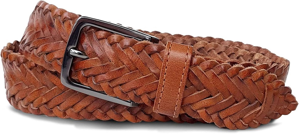 Unisex Gevlochten Riem Mannen en Vrouwen Echte Vintage broek-riem Taille-riem voor broeken Jeans en Jurk