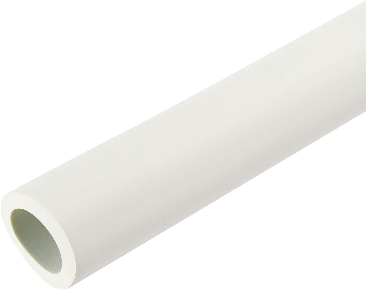 Buisisolatie schuim, diameter 22 mm, isolatiedikte 5 mm, verwarmingsbuis, bekleding voor fitnessapparaten, buizen, handwerk, wit