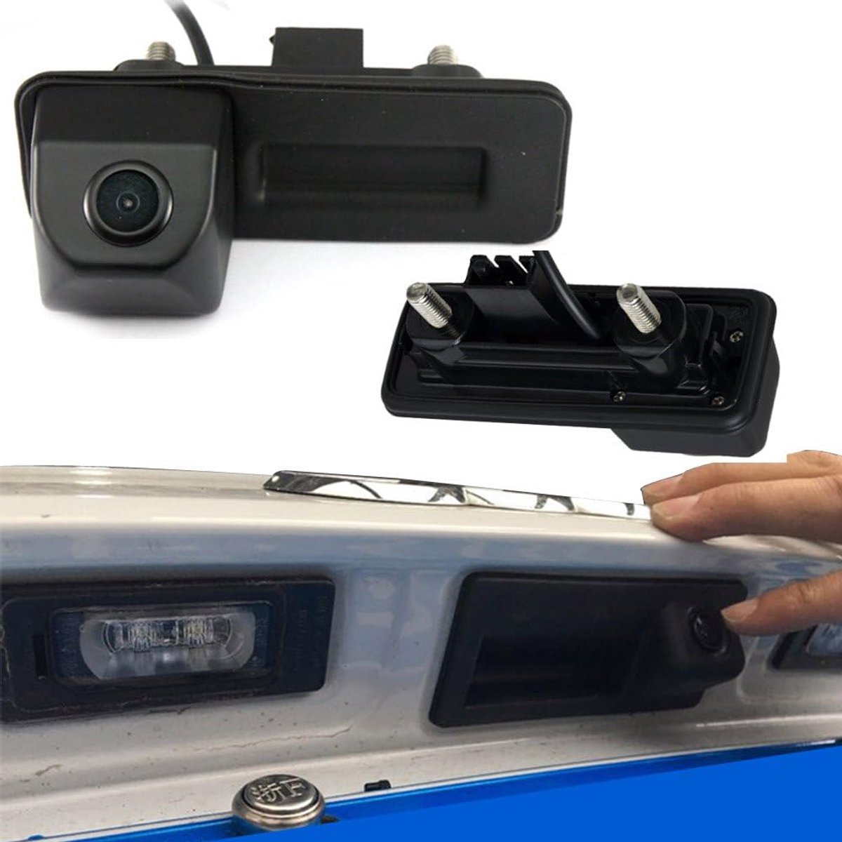 Achteruitrijcamera met microschakelaar vervanging voor Skoda Fabia Y6 2010-2015 / Skoda Superb Combi 2 jaar 2012 / Skoda Yeti 2010 / VW Golf 5 V Variant 0603 ALE/Audi A1 2012-2015