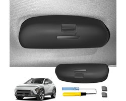 Zonnebrilhouder Box voor Kia Sportage NQ5/EV6/CEED CEEDX/K3/K5 DL3/Forte 2021-2024 2025 Brillen Opbergkoffer EV6 GT/GT Line Zonnebril Organizer voor Overhead Handgreep Accessoires (Donkergrijs)