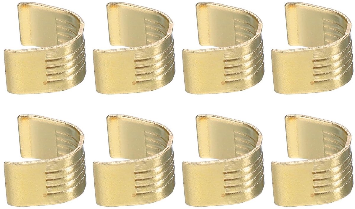 8 stuks koperen riemklemmen, 2 Gt, kabelverbinder, draadterminal, accessoires voor 3D-printers voor open rubberen riemen van 6 mm breed