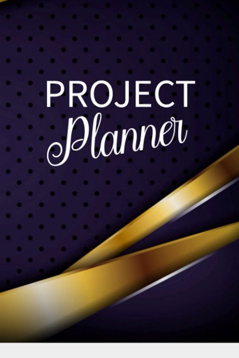 Planner for a New Business.: Planner to Organize New Project with 7 Different Sections.