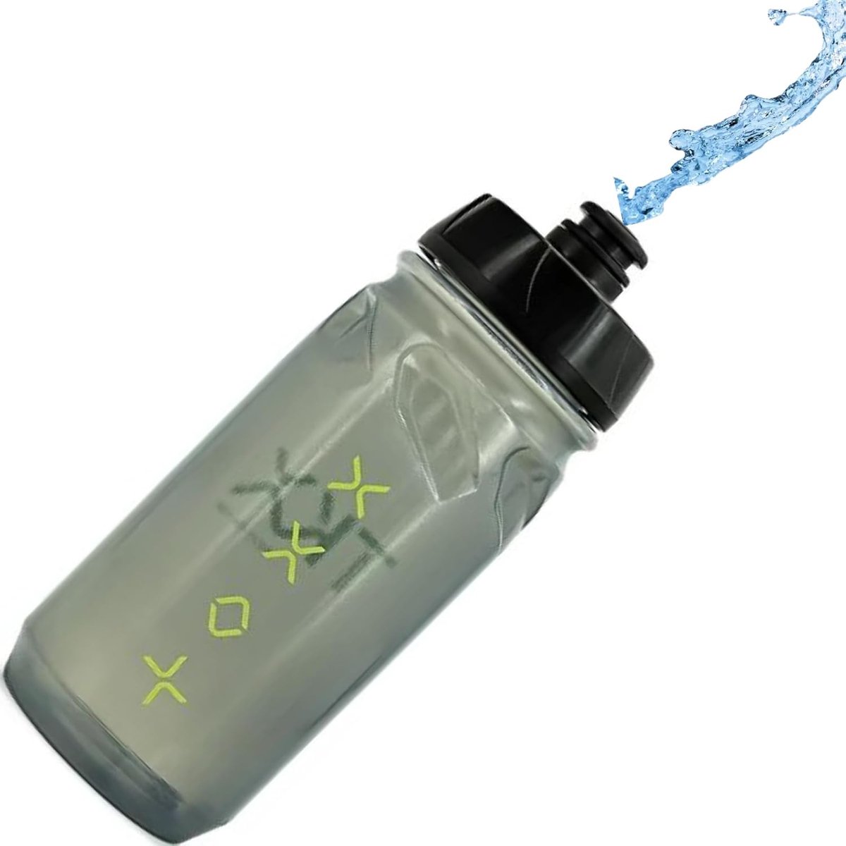 650 ml, met spuitfles en intrekbare schenktuit, herbruikbaar en BPA-vrij, ideaal voor fietsen, yoga, sport in de open lucht en op reis (groen)