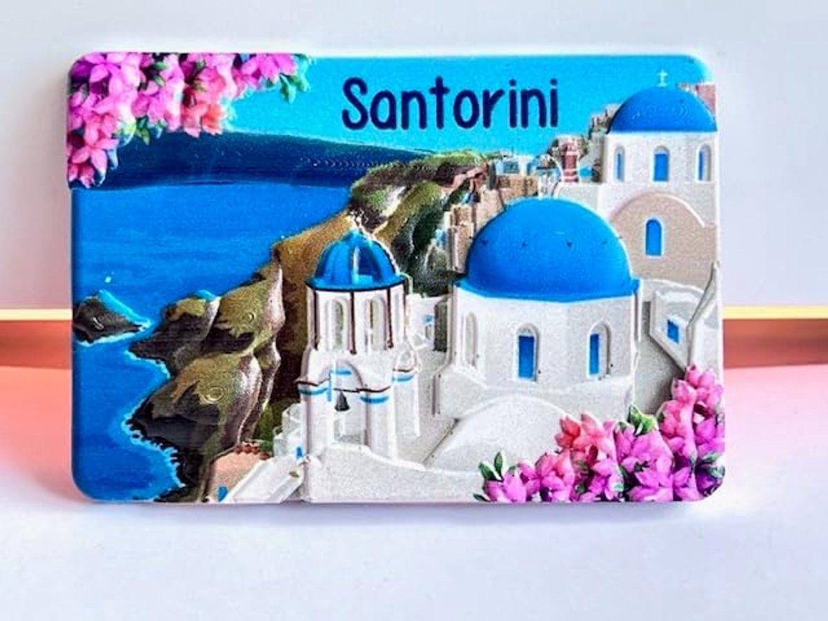 magneet Griekenland souvenir Santorini Souvenir Santorini koelkastmagneet souvenir souvenir koelkast magneet 041025