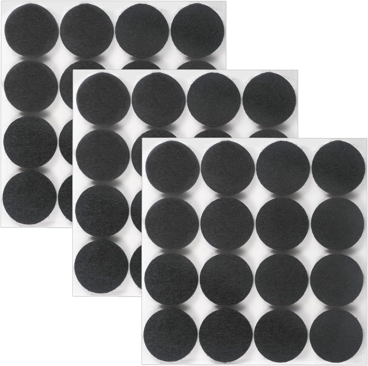 viltdoppen voor meubels stoelen (zwart, diameter 30 mm)