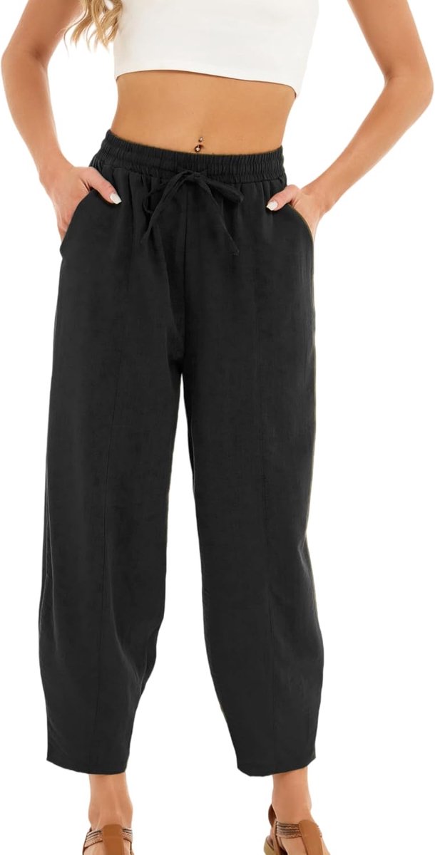 broek voor dames, korte broek met lange pijpen voor lente en zomer