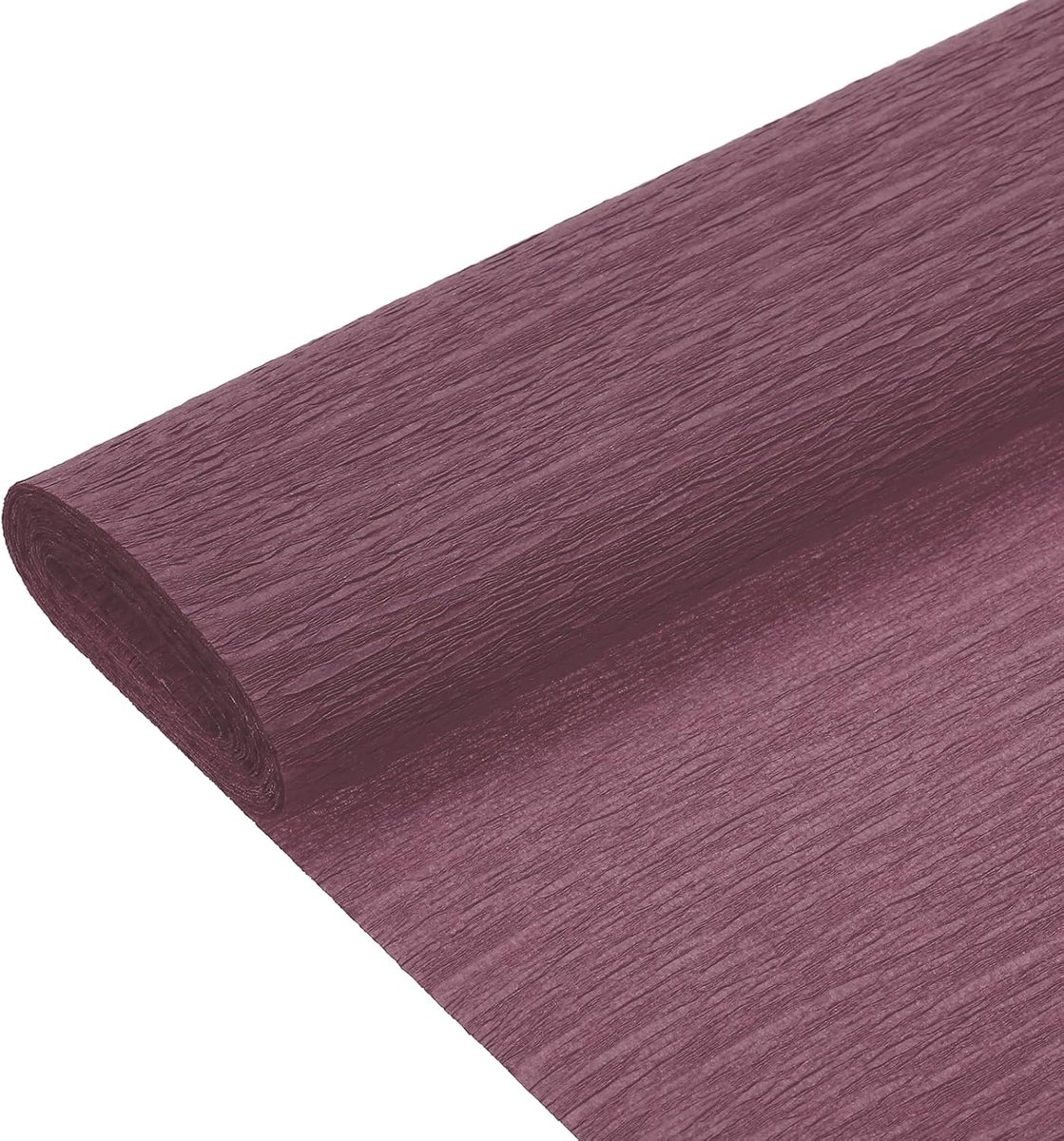 Rol crêpe-papier, 20 meter lang, 24 cm breed voor huwelijksceremonie, verschillende grote festivals, decoratie, donkerrood