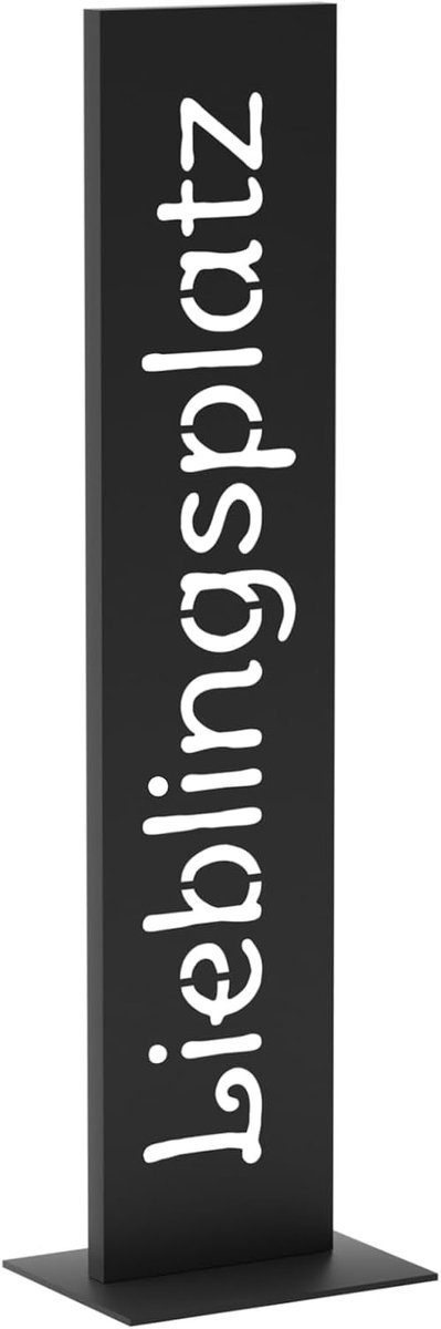 metalen bord voor lievelingsplek, tuindecoratie, 71 cm, handgemaakt, weerbestendig, metalen bord, stijlvolle decoratie voor huisdeur, tuin, terras, bruiloft