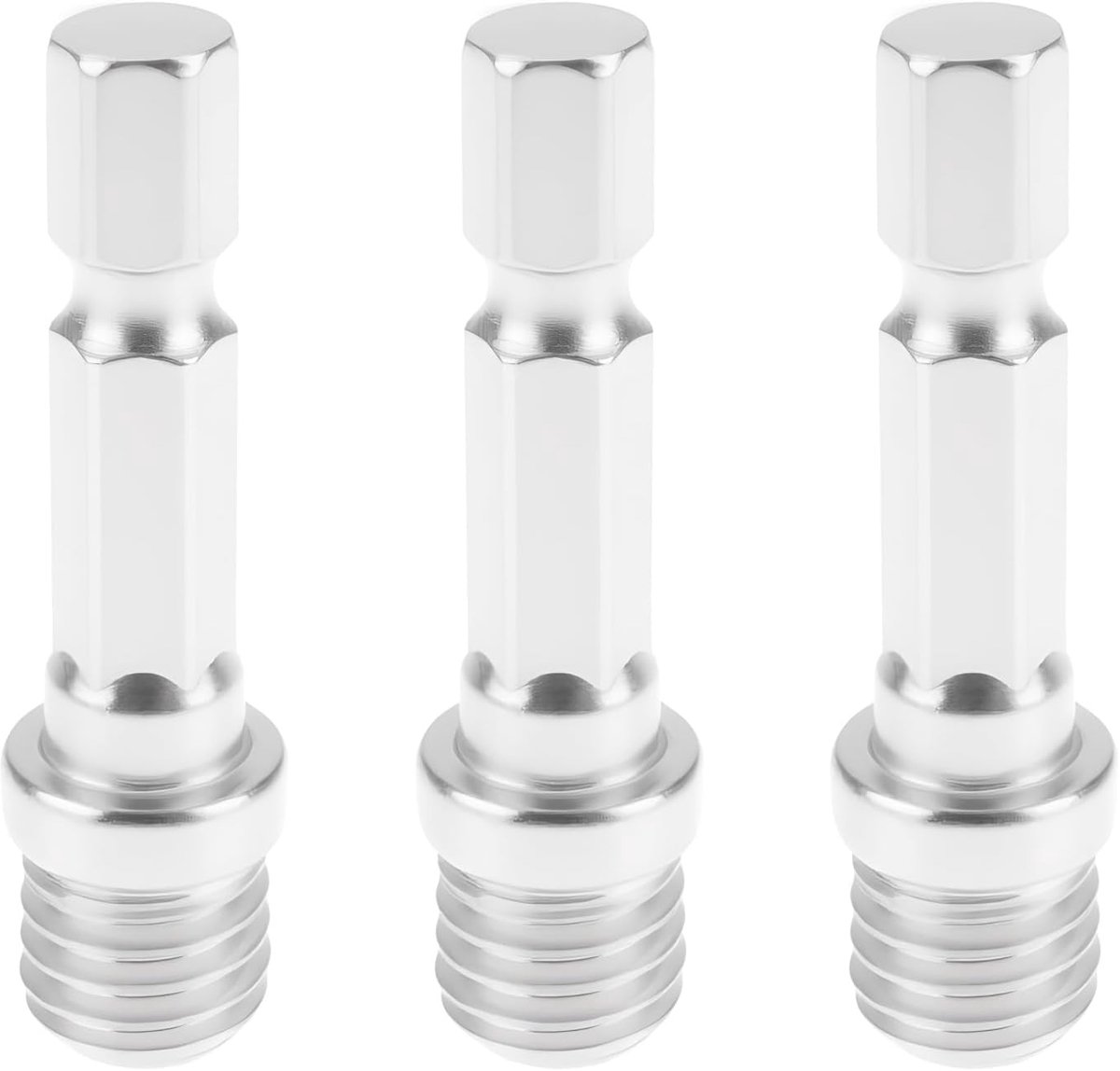 Store 3X Zeshoekige Booradapter M10 Adapter 6,35 mm (1/4 Inch) Zeskant voor Accuschroevendraaier Boor Kopsteunplaat