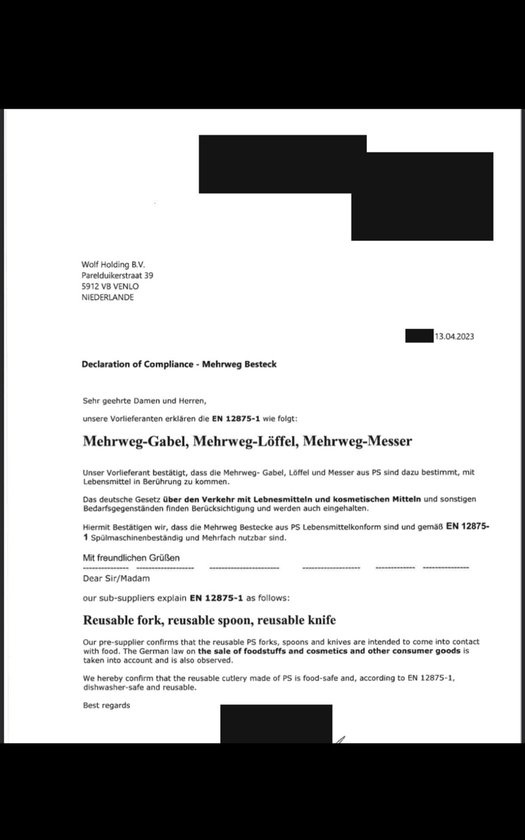 KURTT Herbruikbare bestekset - 100x messen 100x vorken 100x lepels - 300 stuks - bestekset zwart 19 cm - bestek - Stevig en Herbruikbaar - BPA Vrij - Vaatwasbestendig - Reusable - wegwerp vorken - vorken - lepels - messen van KURTT — afbeelding 4