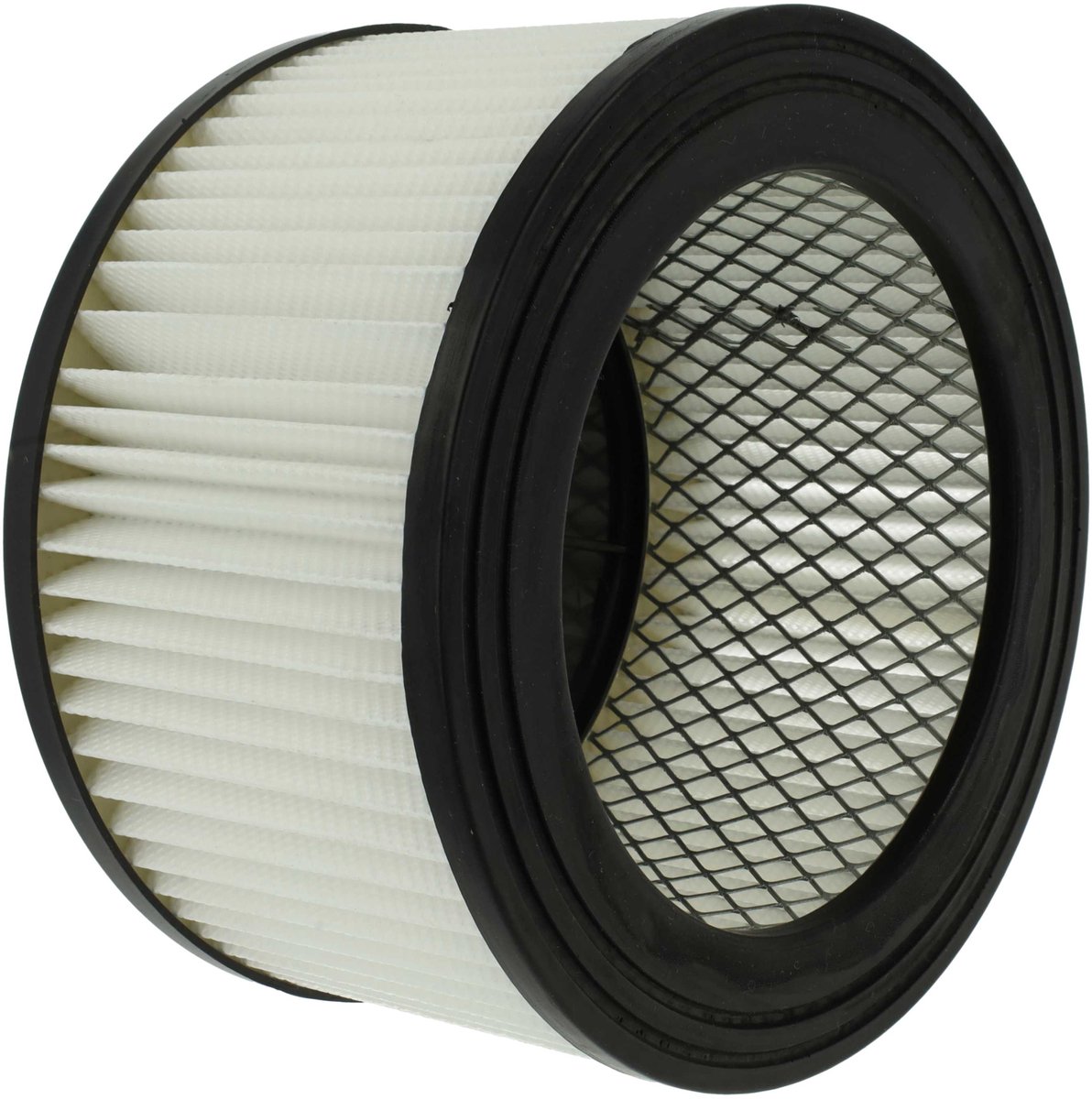 vhbw 8x Geplooid filtervervanging voor Oxeo 760023 voor asstofzuigers - Patroonfilter zwart wit wasbaar