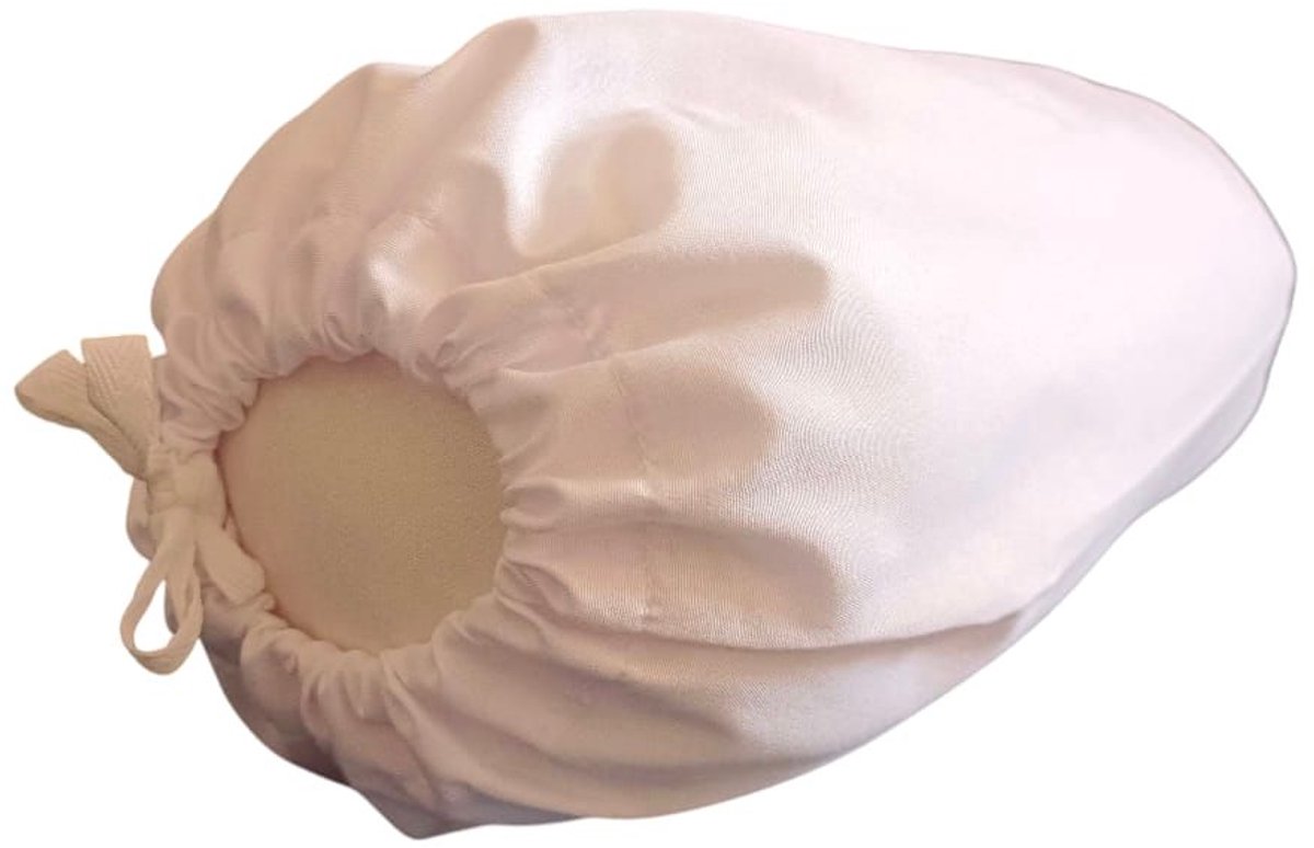 Guling.nl Gulings Mini Medium 300gr. Traagschuim vulling ~45xØ~15-20cm. -Met bijvul Rits- Incl. hoes-Overtrek Ortho Vital voor rug, nek, knieën of heupen. Ergonomisch Drukverlagend en vormvast bij reuma, arthrose of drukpijn Voor een betere nachtrust