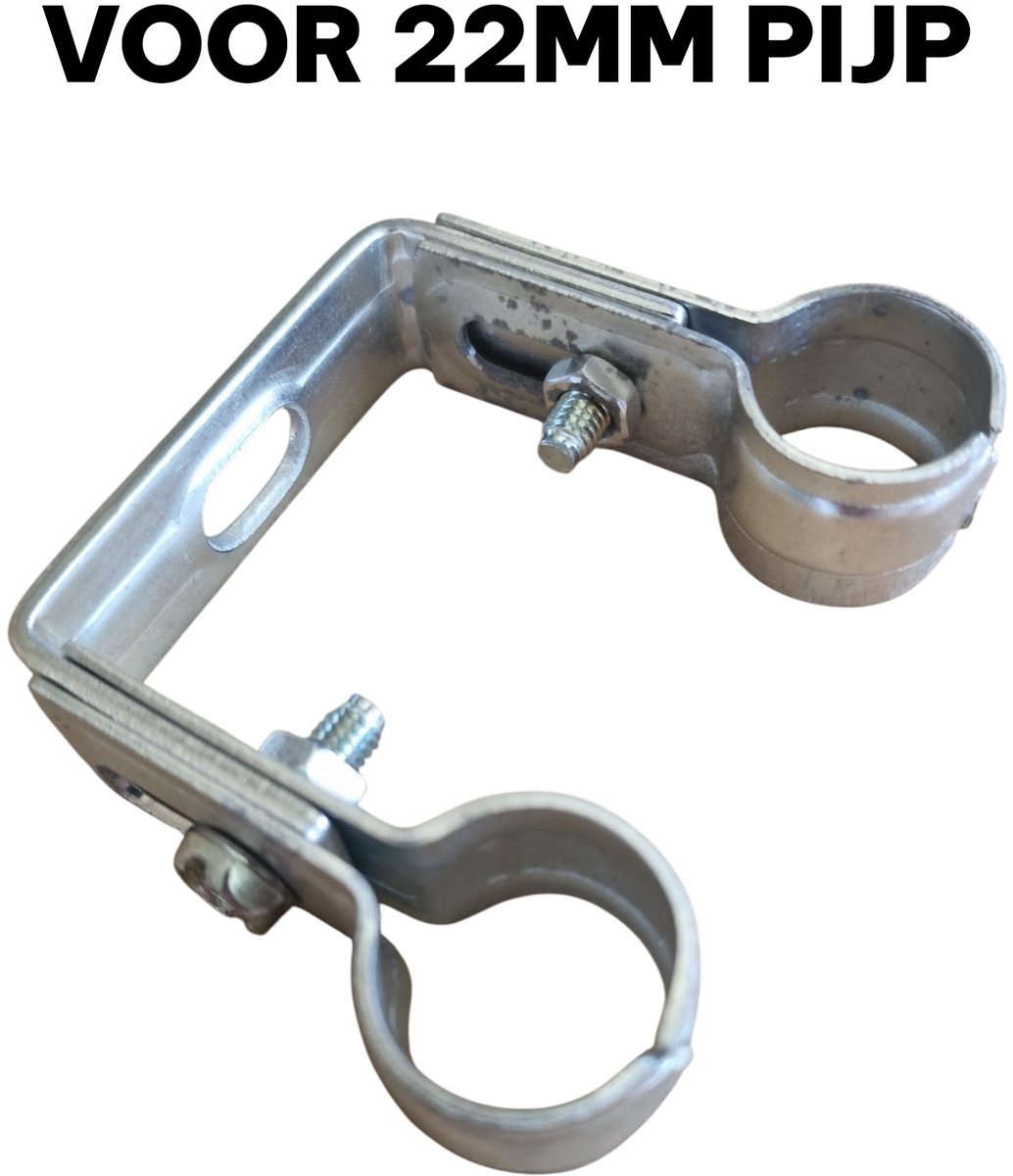 Dubbele Duplo - CV U‑Beugel - 22 mm (2 stuks) H=9 / B=9