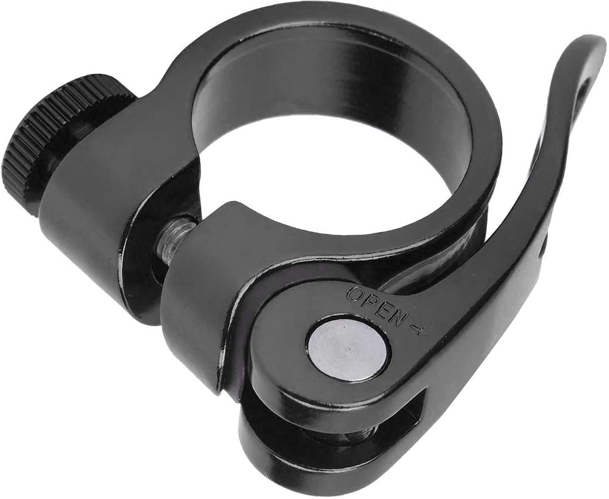 Fiets Quick Release Zadelklem 28.6mm Fiets Zadelpenklem Zadelbuisklem Fietsen Accessoires voor 25.4mm/1in Zadelbuis(zwart) Fietsen en onderdelen