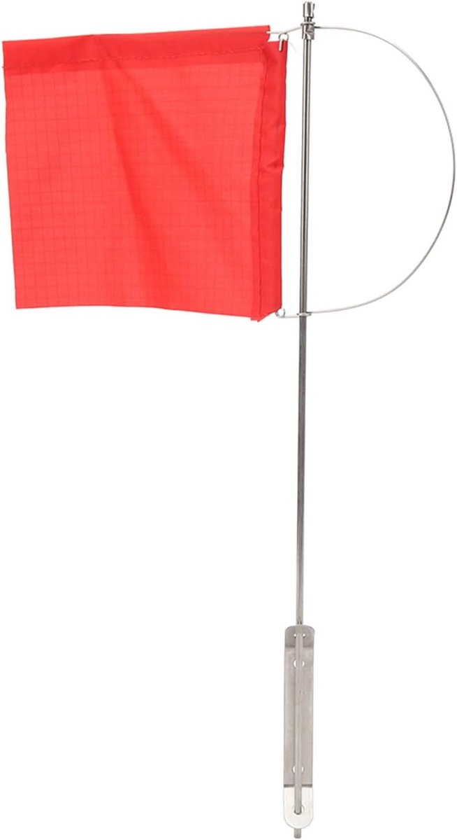 RVS Marine Mast Vlag Windindicator, Zeilboot Jacht Mast Mount Rode Boot Vlag voor Monotype Zeilen