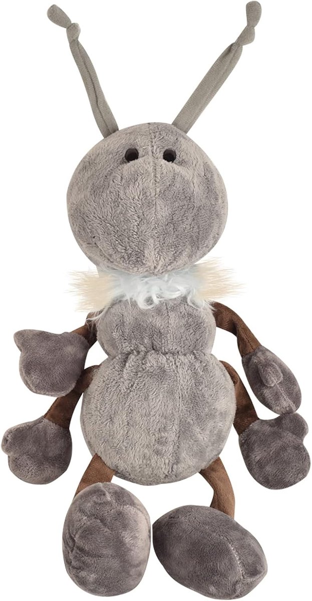 Pluche mier 38 cm met sjaal - Zacht en Knuffelig Insect Dierspeelgoed - Ideaal voor Kinderen