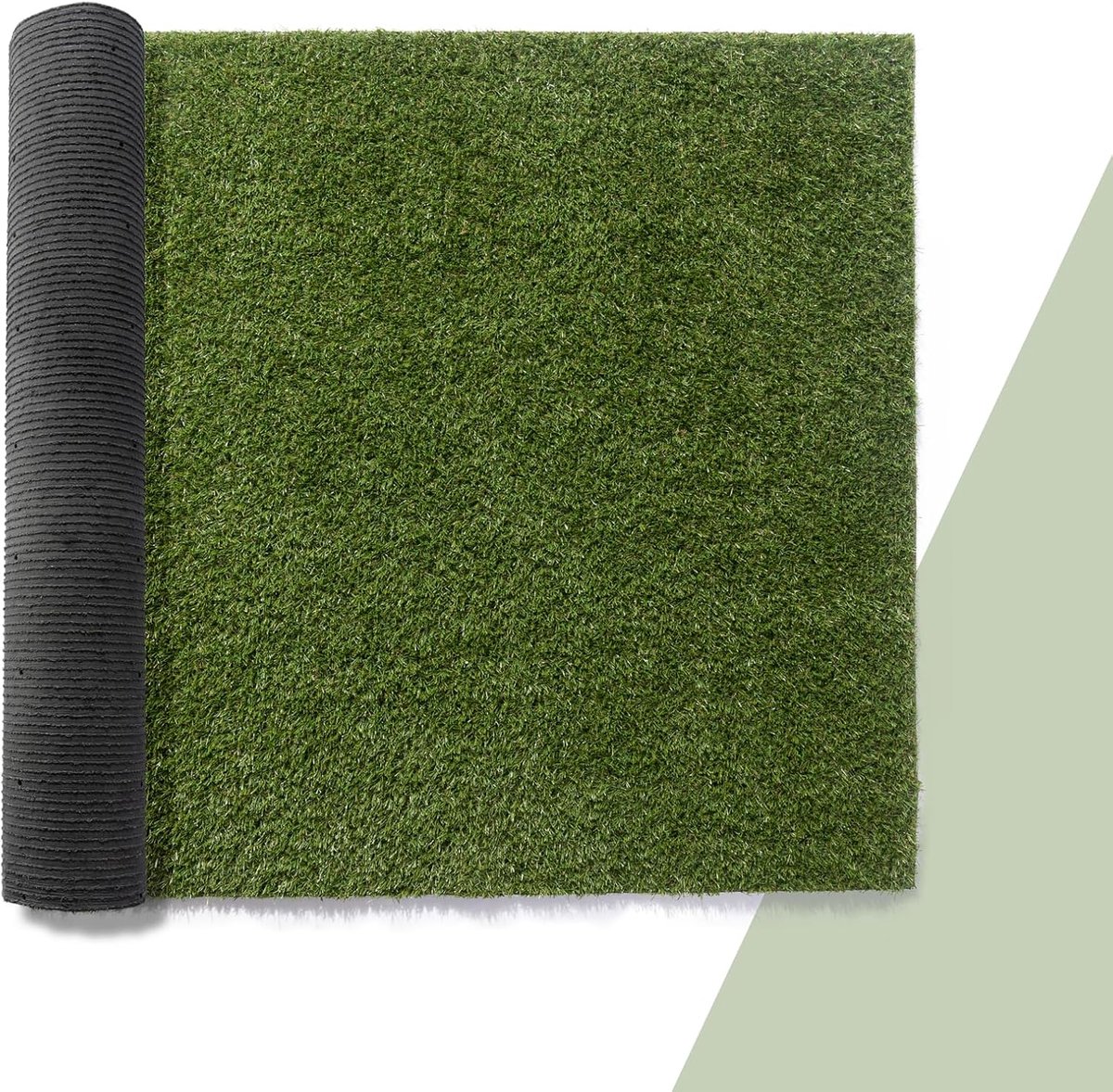 Kunstgras Tuin Balkon Terras Grastapijt Indoor Outdoor Vloerkleed Wasbaar Natuurlijk Zacht Natuur Uitstraling, Model:18mm, Maat:133x250cm