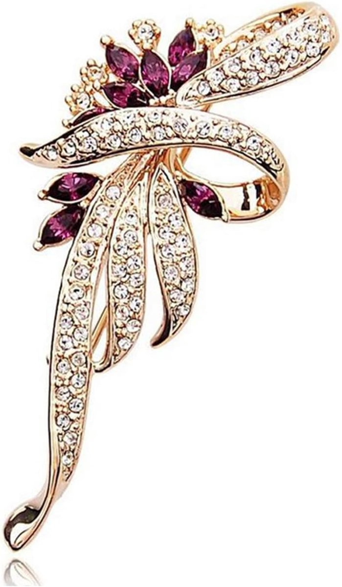 Broche van kristal, bloemenpatroon, met strass glitterbroche, bloemensjaal van legering, voor mannen en vrouwen, bruiloftsaccessoires, cadeaus voor feestjes, outdoor badges voor kleding