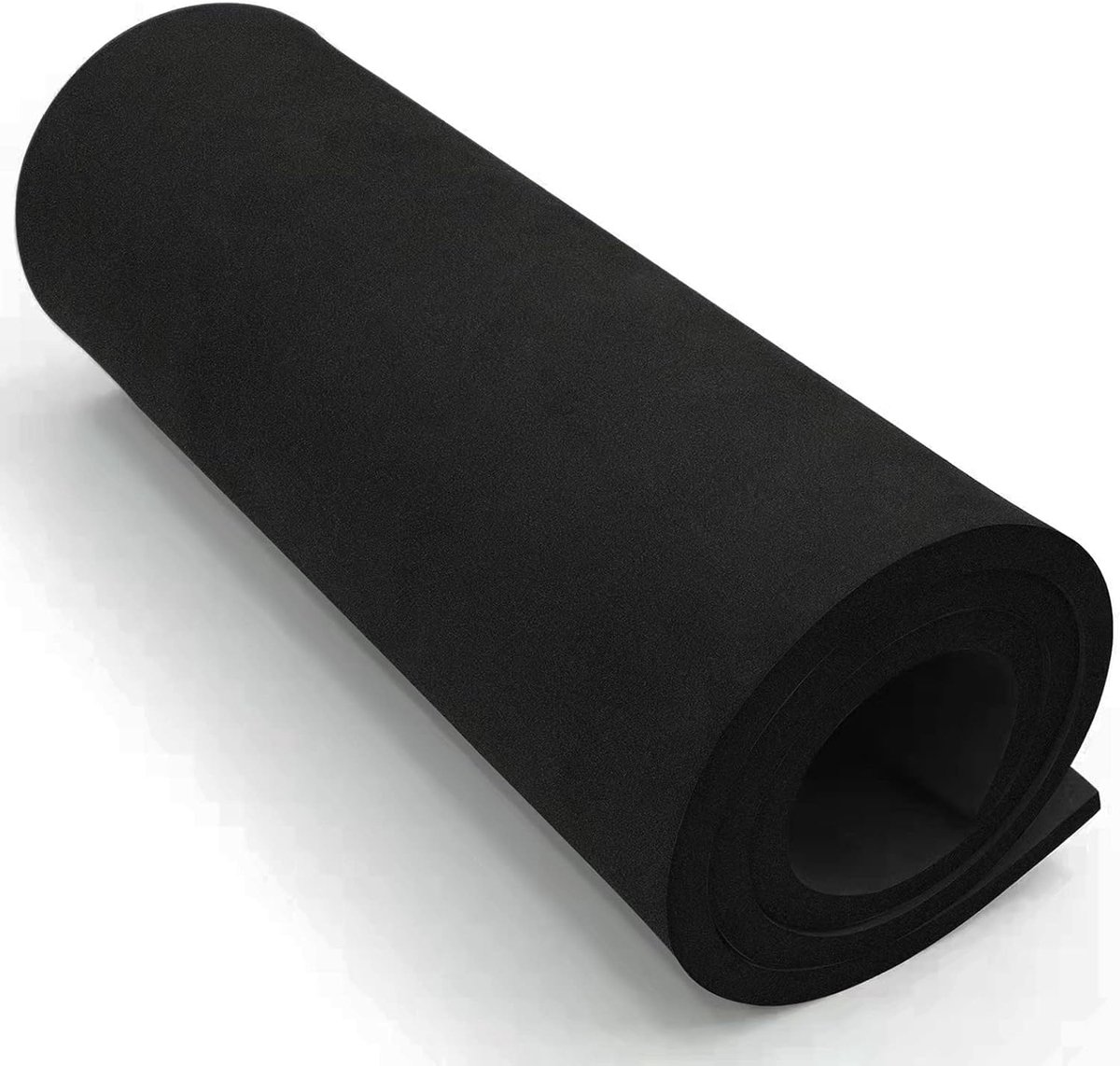 10 mm zwarte vellen van EVA-schuim van 99 x 35,3 cm, premium rollenspel schuimvellen om te knutselen, 1 stuk hoge dichtheid van 86 kg / m3 voor rollenspelkostuums, knutselen en doe-het-zelf