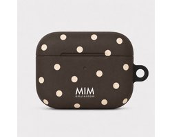 MIM Amsterdam - Spot On - Geschikt voor AirPods Pro 3 - AirPod hoesje - Stippen print - AirPod hoesje met print - Shockproof- Cover voor AirPods - Trendy AirPod case
