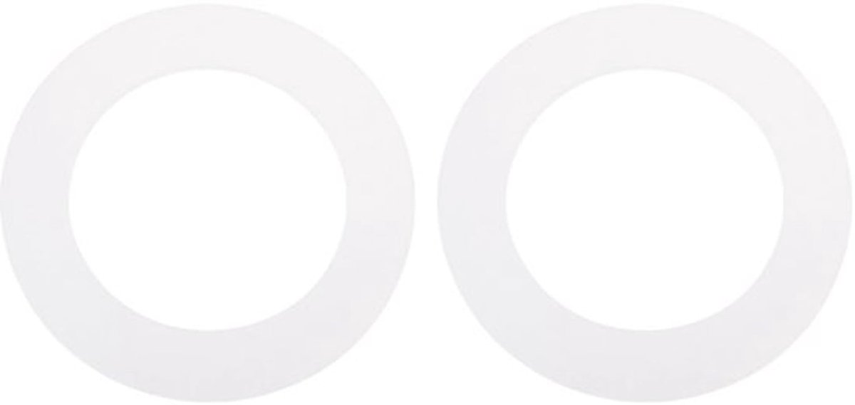 Toilet Tank Seal Ring 80mm - Afdichtingsring - Siliconen - Waterdicht - 2 Stuks - Duurzaam en Flexibel - Afdichtring