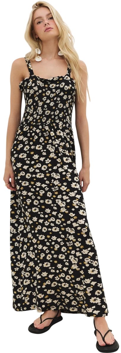 robe longue à bretelles
