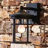 LOBERON Wandlamp voor buiten Herbeys zwart