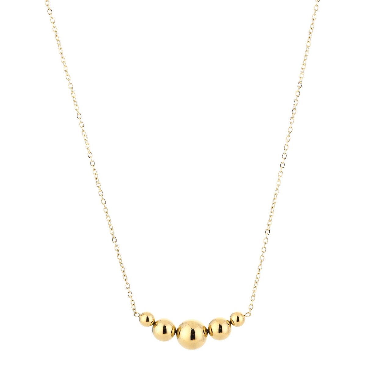 Michelle Bijou Ketting Kralen goud