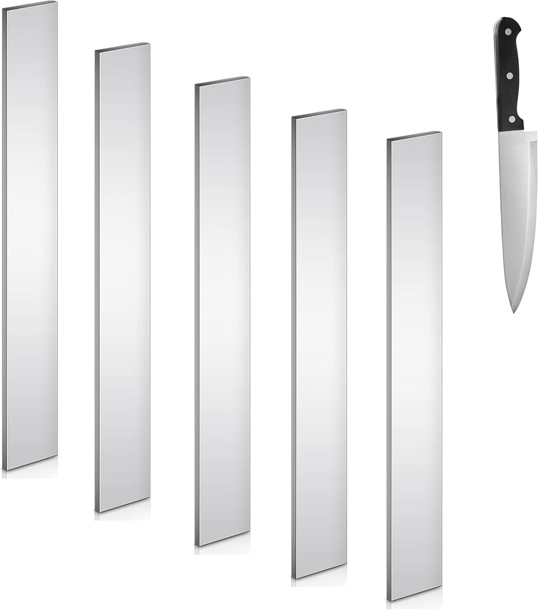 5 stuks 1095 hardstaal messen maken en smeedstaal 30 x 3,2 x 0,2 cm plat gesmeed staal voor het maken van messen gereedschap