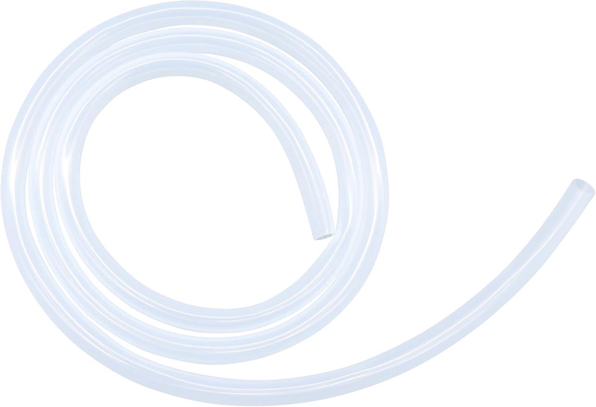 slang, 7 mm x 9 mm (binnendiameter x buitendiameter), 3 meter lang, geschikt voor contact met levensmiddelen, flexibel, transparant, water- en luchtslangen, voor pompoverdracht
