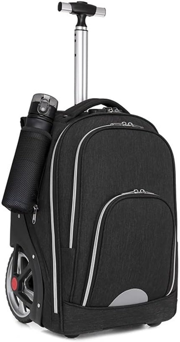 Rugzak Wielen Laptop Tas Trolley Schooltas 20 Inch Grote Capaciteit Reisrugzak met Wielen
