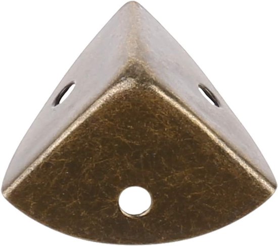 Tas Hoekbeschermer, Metalen Hoekbeschermer Koffer Bronzen Kasten Rand Veiligheidsbeschermer voor Box Plank — afbeelding 3