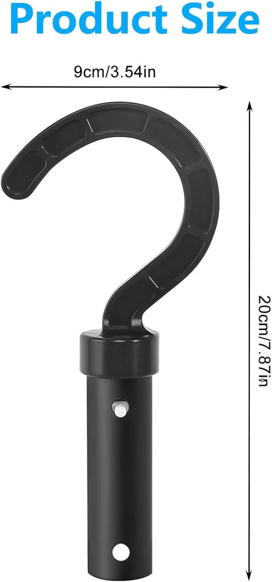 Accessoirehaak voor zwembadrobot, hoogwaardig ABS-kunststof, stangmontage, zwembadreiniging — afbeelding 5